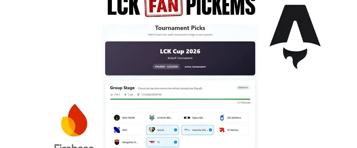 Building a Hybrid Esports Pick'em App with Astro and Firebase